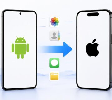 آموزش انتقال اطلاعات از اندروید به آیفون با برنامه Move to iOS