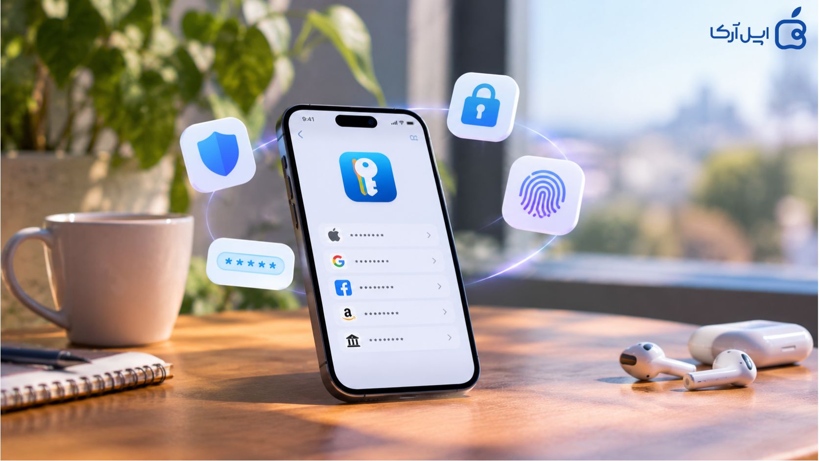 معرفی برنامه passwords ، برنامه های ضروری آیفون